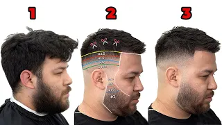 How To Do a PERFECT Skin Fade in 3 Steps | Beginning Barber Tutorial using Scissors and Clippers