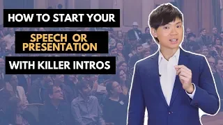 How To Start Your Speech or Presentation | 4 Effective Tips To Hook The Audience | #SpeakingTips 005