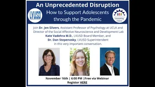 2021-11-16 Supporting Adolescents Through the Pandemic with Dr. Jen Silvers