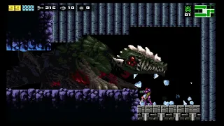 AM2R (Another Metroid II Remake) FINALE - Queen Metroid Boss Fight (PC)