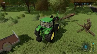 Doing cultivating contracts, sowing grass and doing some foresty |Stone Valley 22 |Fs22 |Ps4|