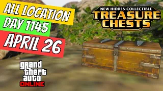 GTA Online Treasure Chest Locations April 26 | DAY 1145 ON THE CAYO PERICO ISLAND