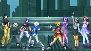 [KOF Mugen] Memorial | May Lee Team vs Athena Team [ 4vs4 ]