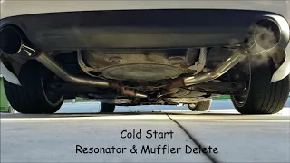 Audi A4 (B7) Muffler & Resonator Delete