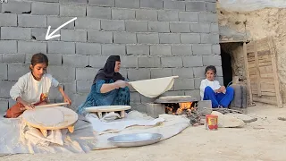 Bakery near the cave: the pure skill of grandmother and two orphans in baking local bread