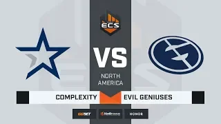 [RU] Evil Geniuses vs Complexity  | Map 1: Overpass | ECS Season 8 North America