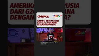 Denny Siregar: AMERIKA BOIKOT RUSIA DARI G20, BAGAIMANA DENGAN INDONESIA ? #Shorts