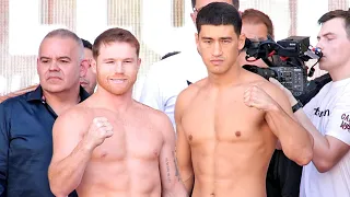 CANELO ALVAREZ VS DMITRY BIVOL - FULL WEIGH IN & FACE OFF VIDEO