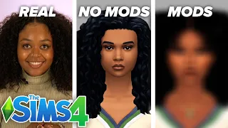 Black Women Create Themselves In The Sims: No Mods vs. Mods (ft. EbonixSims)