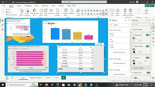 tooltip  and color and icon formating in power bi