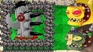 99 Doom Three vs 99 Doom Cactus Gatling vs Dr.Zomboss Giga Plants vs Zombies Hack