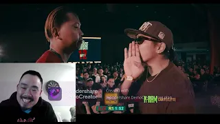 Nikki vs K-Ram FLIPTOP jmnk reacts smoke sessions