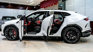 2024 Matte White Lamborghini Urus - WILD Performance SUV in Detail!