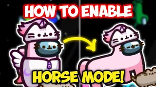 SECRET TRICK! How to Enable Horse Mode in Among Us 2023 | Pusheen Cosmicube Update