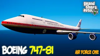 НОВЫЙ САМОЛЕТ ПРЕЗИДЕНТА США - BOEING 747-8i - ГТА 5 МОДЫ (GTA 5 MODS) - БАГИ, ПРИКОЛЫ