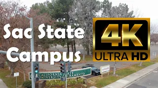 California State University Sacramento | CSUS | 4K Campus Drone Tour