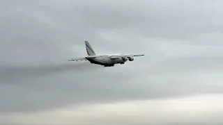 Antonov 124 Screams Out of East Midlands