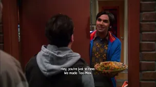 Sheldon goes to Rajesh's place! TBBT S4E17