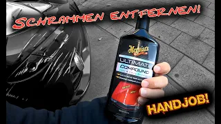 Schrammen I Kratzer per Hand polieren/entfernen - Meguiars Ultimate Compound