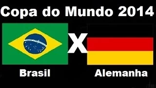 Brasil 1 x 7 Alemanha -Humilhante Semifinal - Copa do Mundo 2014 - Jogo Completo Audio TV Globo