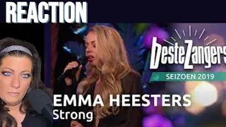 Emma Heesters sings "STRONG" for Floor Jansen, Beste Zangers, Intro/Outro (Subtitles) REACTION VIDEO