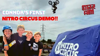 Connor’s First Nitro Circus BMX Demo!! ***Landed a NEW TRICK!!!