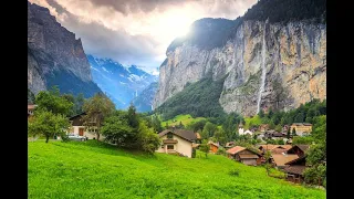 lauterbrunnen Valley, a little Piece of Heaven in Switzerland Walk tour | Summer 2023