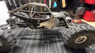 AXIAL CAPRA 4WS RIG RUNDOWN, titanium cage, supershafty Capra axles.