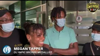 Bronze Medalist Megan Tapper Is Back Home In Jamaica