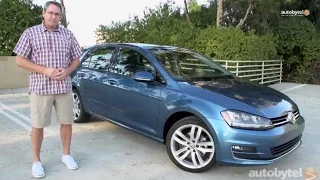 2015 Volkswagen Golf 1.8t TSI SEL Test Drive Video Review