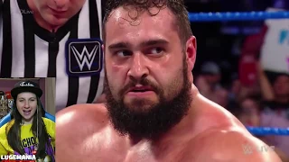 WWE Smackdown 4/3/18 Rusev vs Jinder