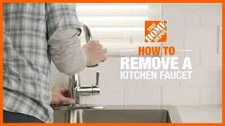 How to Remove a Kitchen Faucet | Plumbing | The Home Depot