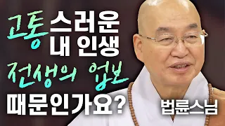 고통스러운 내 인생, 전생의 업보 때문인가요?  [명법문만 모았다! 명중명💡│법륜스님]