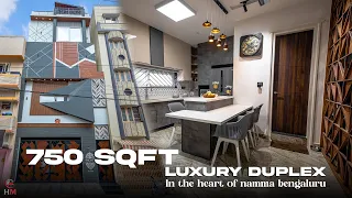 A luxury 750sqft Duplex Home in the centre of Namma Bengaluru | Home Tour