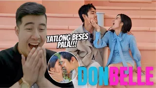 [REACTION] DONBELLE | THRICE PALA SILA NAG KISS?!!! | Donny Pangilinan | Belle Mariano