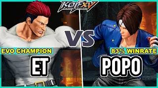 KOF XV 🔥 ET (Yamazaki/Hinako/Goenitz) vs Popo (Kyo/Benimaru/Ryo)