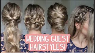 WEDDING GUEST HAIRSTYLES! SHORT, MEDIUM, AND LONG HAIRSTYLES!