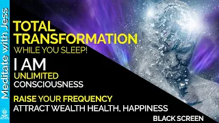 BLACK SCREEN Positive Affirmations REPROGRAM WHILE YOU SLEEP Raise Your Consciousness, Health Wealth