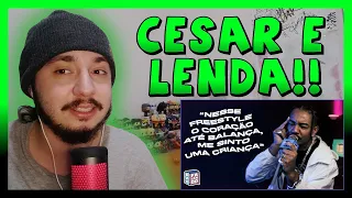 CESAR MC FAZ FREE EMOCIONANTE NO BOOMBAP E NO TRAP 🥹 | RAP, falando: Verso Livre | REACT BAUEB