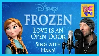 Love is an Open Door Frozen Karaoke | Male Part Only "Sing With Me"