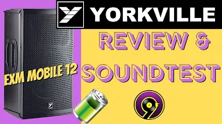 BATTERY POWERED 12" SPEAKER/YORKVILLE EXM MOBILE 12 REVIEW/GEAR REVIEWS