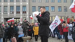 Stop segregacji sanitarnej zakończenie protestu w Białymstoku #Stop1846