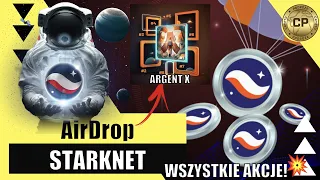 STARKNET AirDrop - Krok po Kroku Wszystkie Akcje + 1 MISJA od ARGENT X