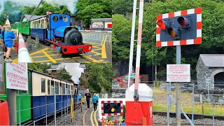 Gilfach Ddu Level Crossing, Llanberis Lake Railway, Gwynedd