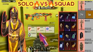 SOLO vs Squad 🔥 3 Squad Low HP Wipe #Metro Royale#