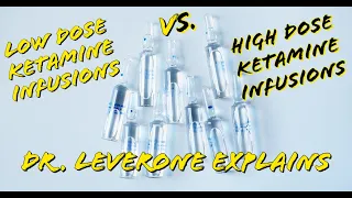 Low Vs High Dose Ketamine Infusions | Snip-it from Interview | CRPS