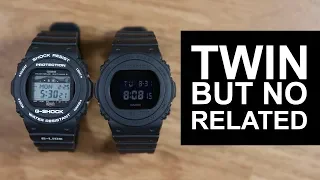 G-SHOCK GWX-5700CS-1 & DW-5750E-1B - twins with different abilities