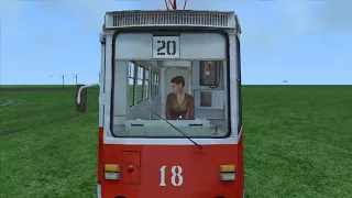Train Simulator 2018 трамвай ктм 5 (71-605) Таблички через Номер