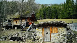 ④The second day living alone in the forest cabin! / 独自在森林木屋生活的第二天