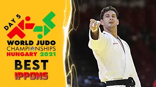 Best Ippons in Day 5 of World Judo Championships Hungary 2021 (柔道2021)